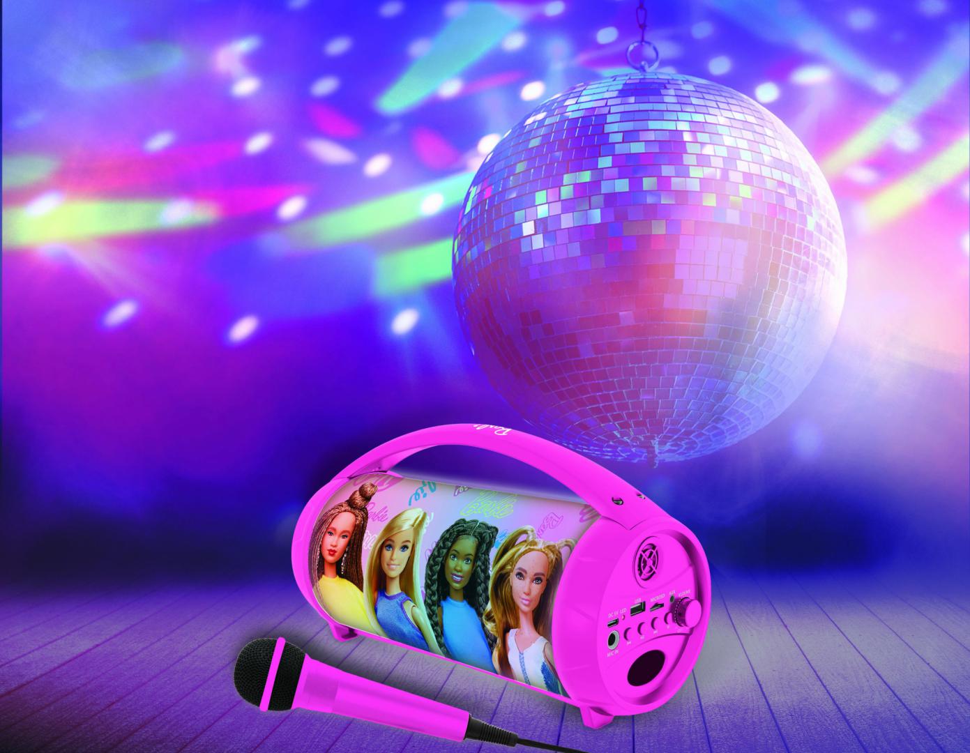 Lexibook Jucării Boxa Lexibook BTP585BBZ | Cu Microfon, Lumini LED, Barbie, Portabila
