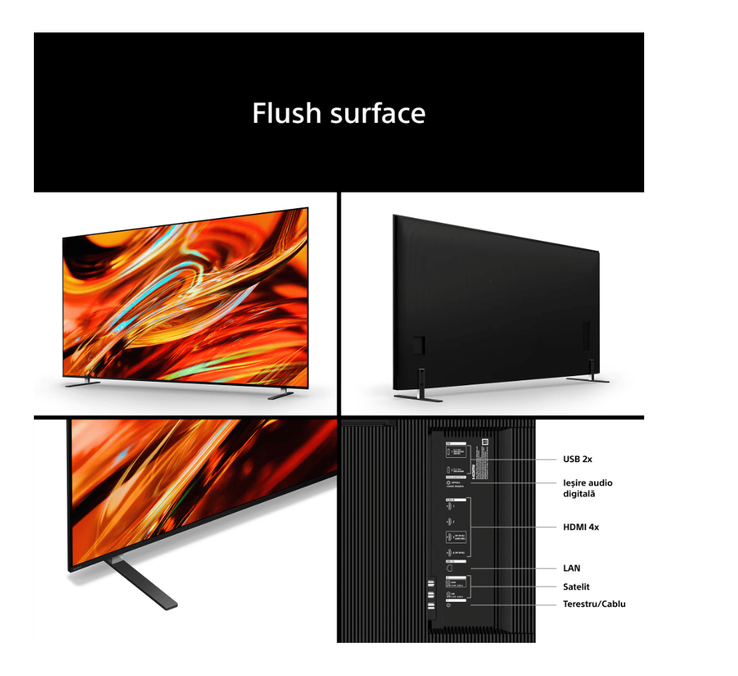 Sony Televizor LED Televizor Sony BRAVIA XR 7 II K55XR75M2PB.CEI | 139cm, 4K Ultra HD, 120Hz, Smart Google TV