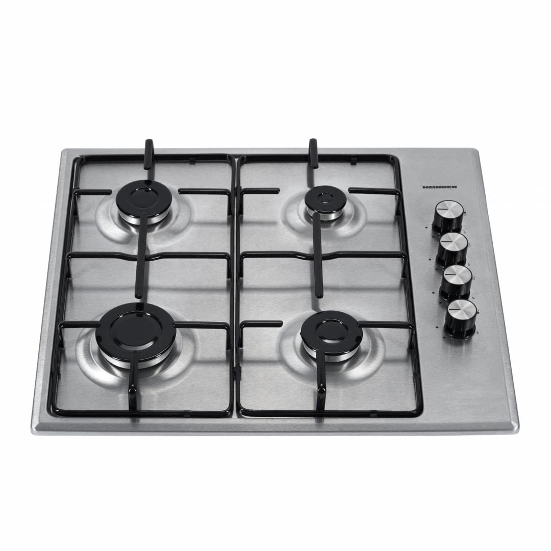 Heinner Plita incorporabila Plita Incorporabila Heinner HBH-S584I-IX | 58cm, 4 Arzatoare, Gaz, Inox, 58x51x10cm