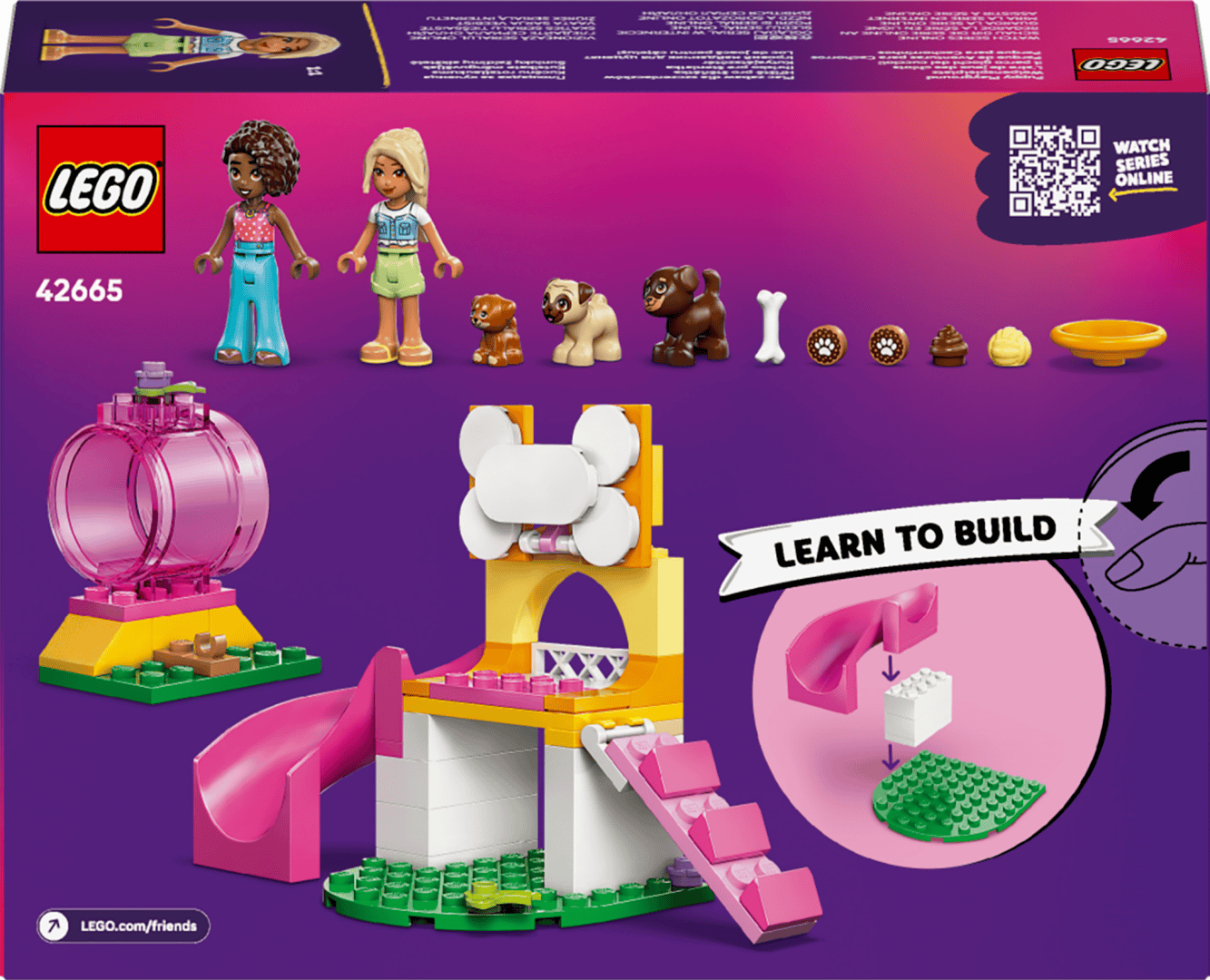 Lego Jucării Set Constructie LEGO 42665 | Loc de Joaca Catelusi, Cadou Copii