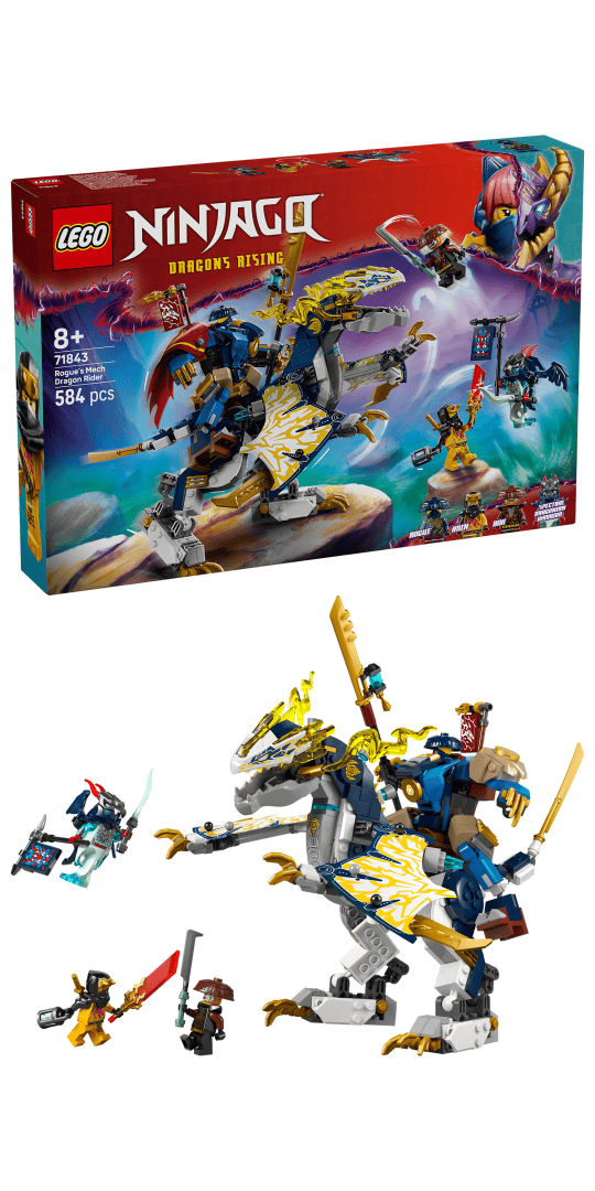 Lego Jucării Set Constructie LEGO Ninjago 71843 | Robotul Calaret Rogue, 1151 Piese, 9+