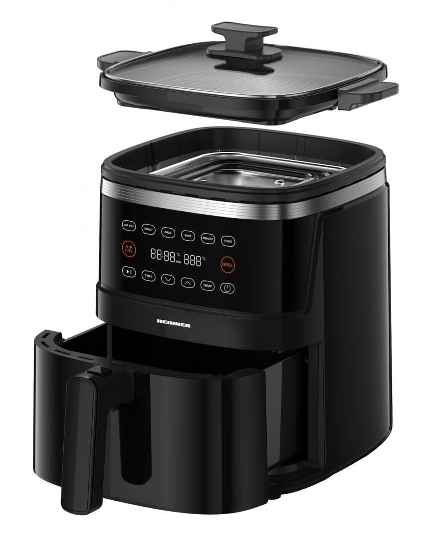 Heinner Air Fryer Air Fryer Heinner HAFG-B5BK2600 | 5L, 2600W, Grill, Negru