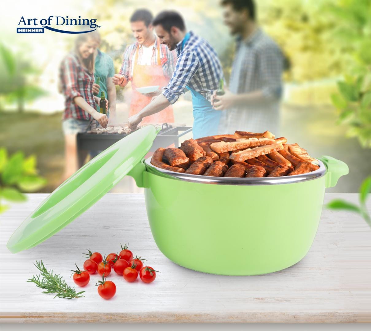 Heinner Caserola termica Caserola Termica Heinner HR-SNV-8LV | 8L, Verde, Art of Dining by Nova