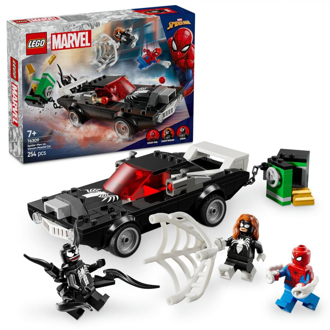 Lego Jucării Set Constructie LEGO Super Heroes 76309 | Spider-Man vs Venom, 240 Piese, 6+