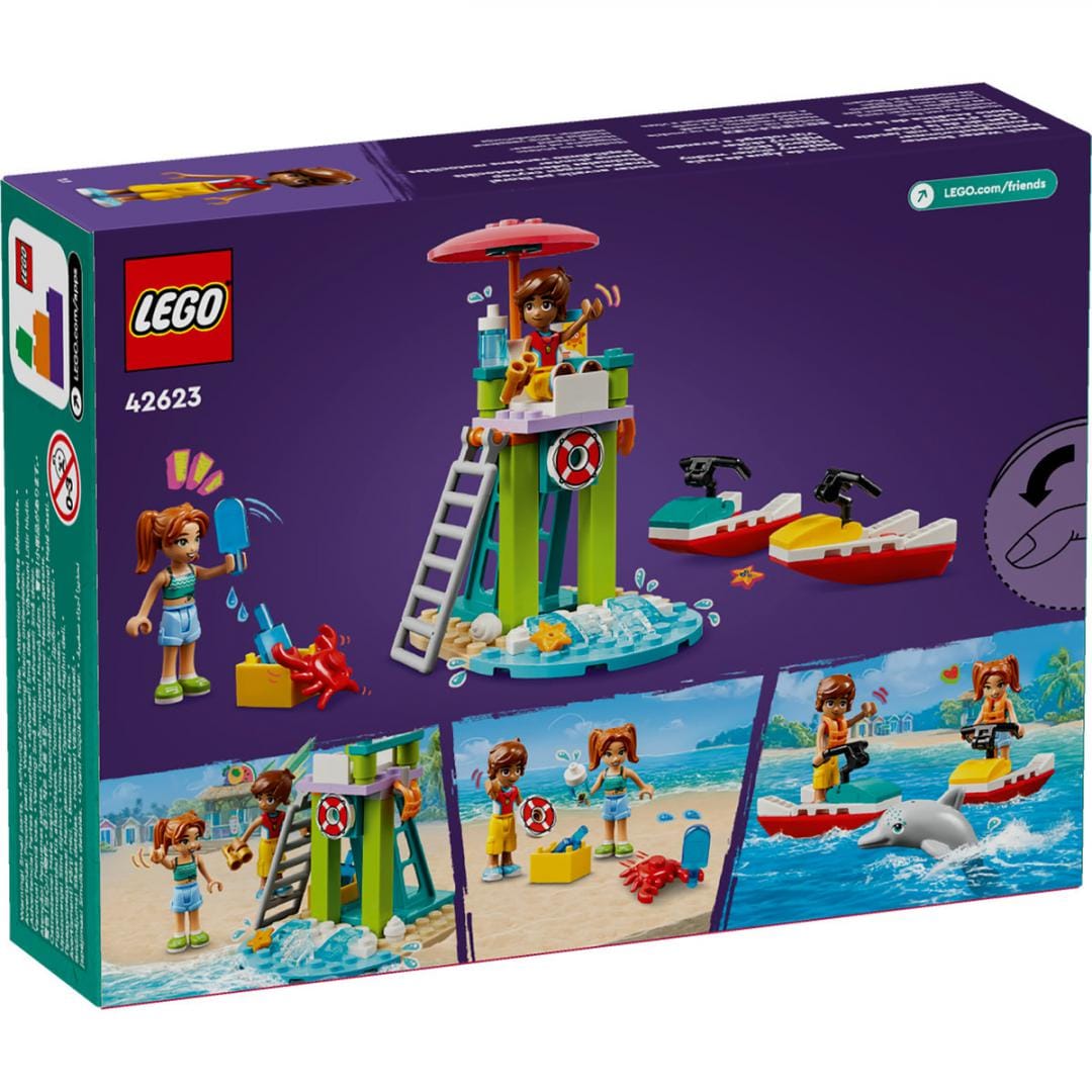 Lego Jucării Set Constructie LEGO 42623 | Scuter Acvatic pe Litoral, Cadou Copii