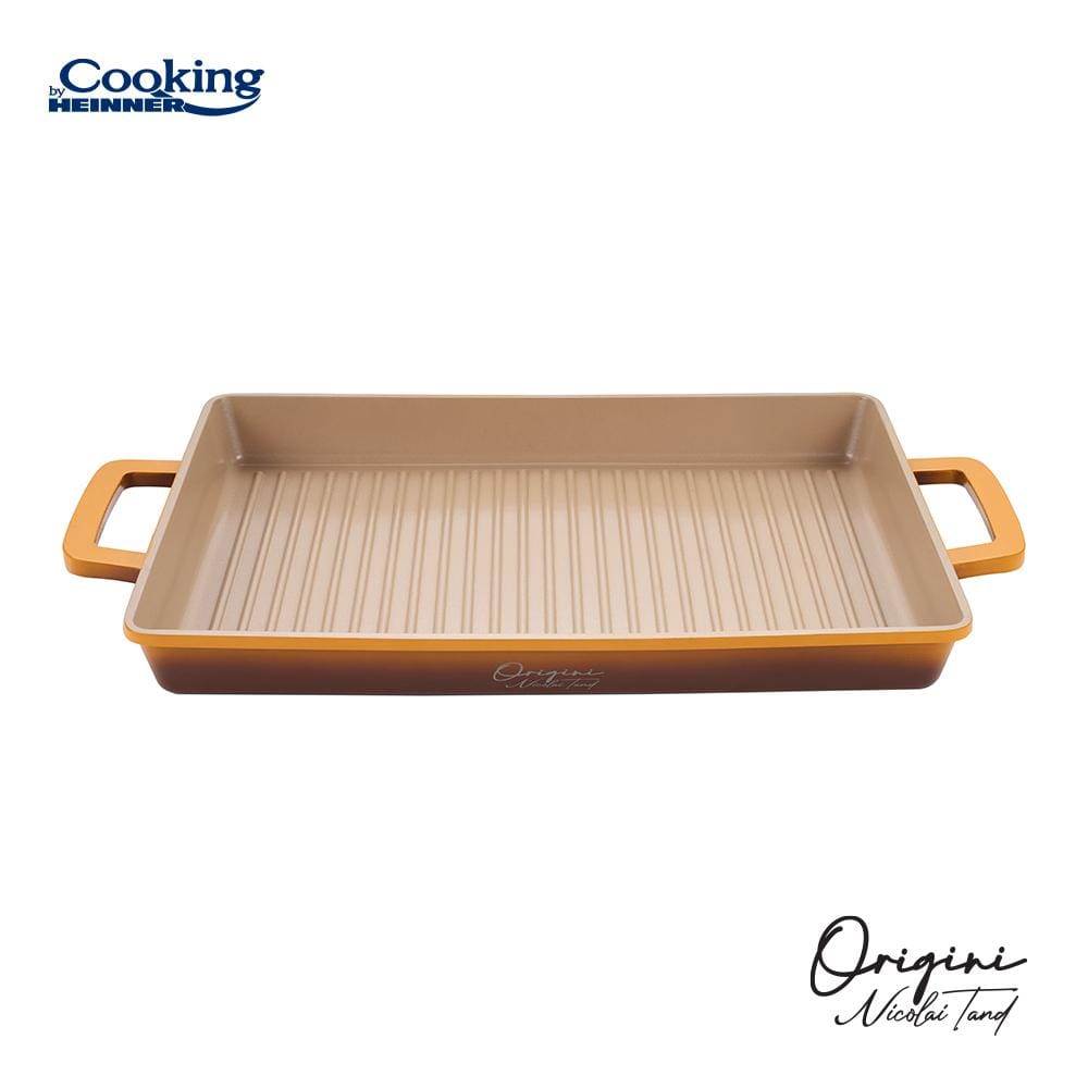 Heinner Tava Tava Gratar Heinner HR-BJK-G36 | Aluminiu Turnat, 36x26.4cm, Nicolai Tand