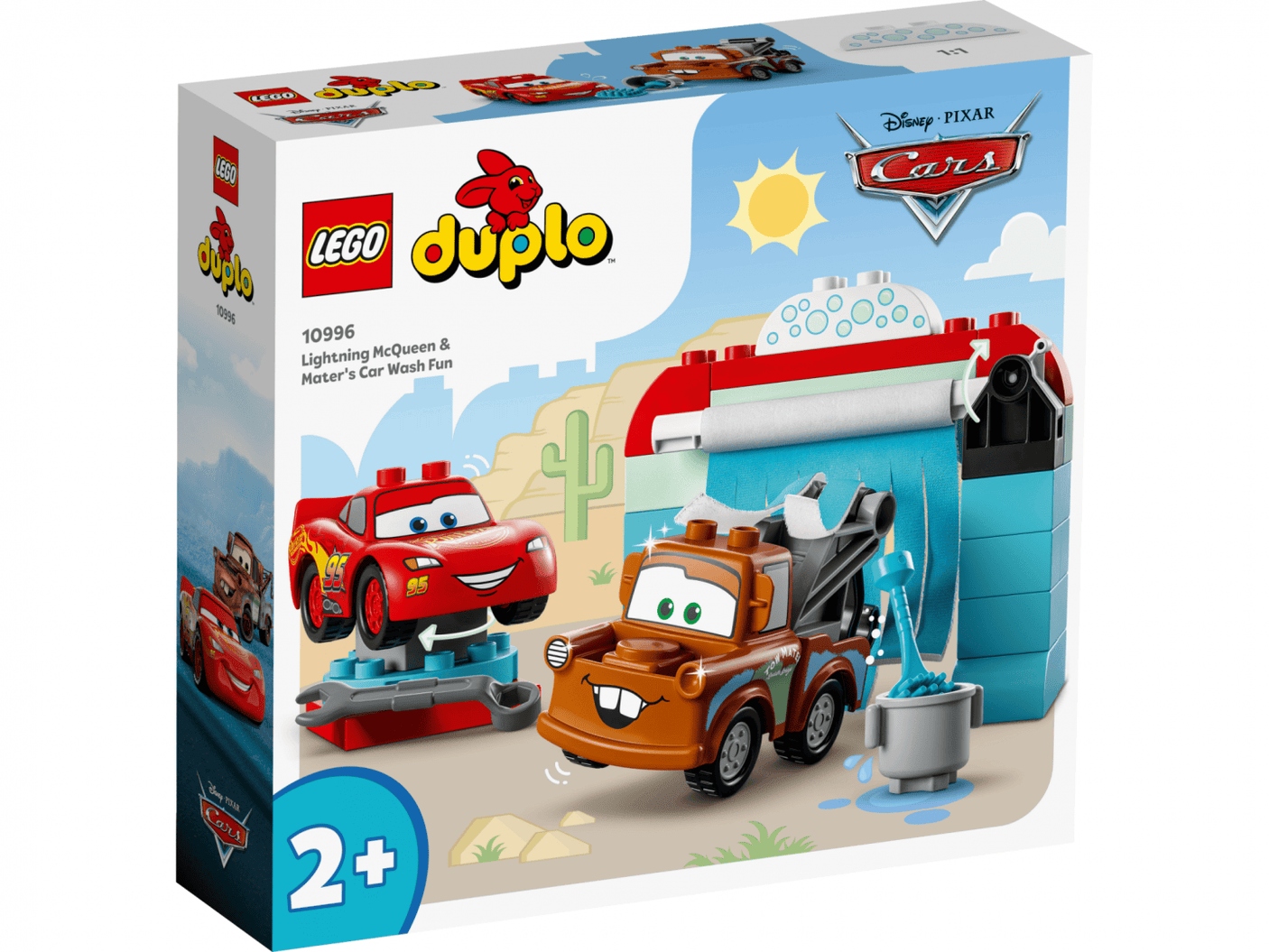 Lego Jucării Set Constructie LEGO Duplo 10996 | Spalatorie Fulger McQueen, Bucsa, 29 Piese, 2+
