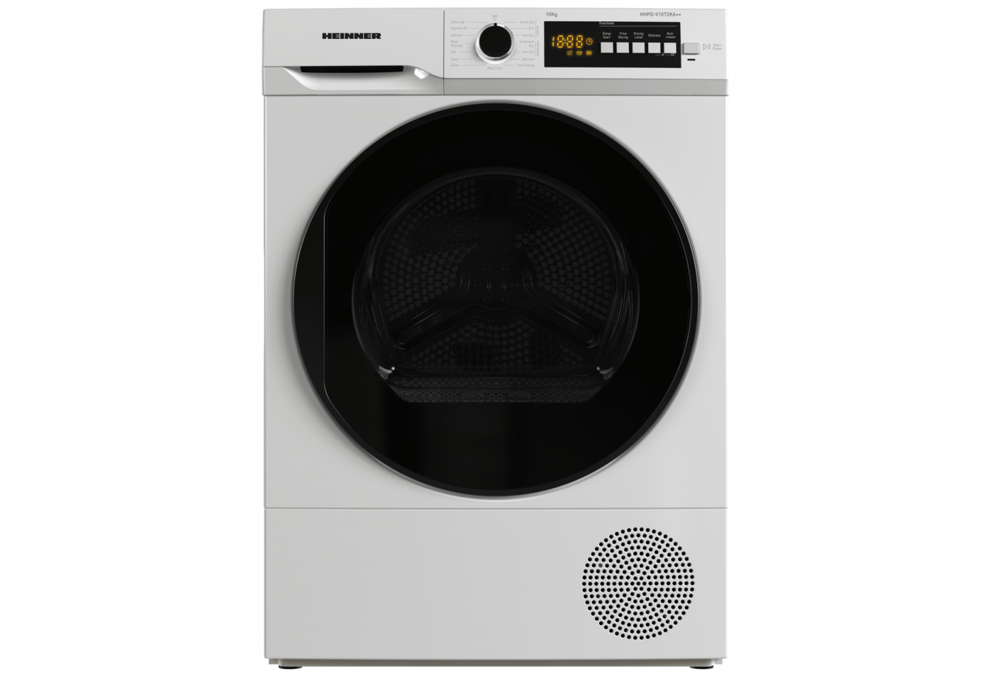 Heinner Uscator de rufe Uscator de Rufe Heinner HHPD-V10T2KA++ | 10kg, Pompa de Caldura, Clasa A++, 60.9x59.6x84.5cm