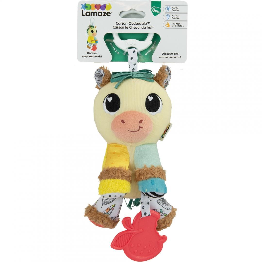 Tomy Jucării Jucarie Lamaze Tomy T27498 | Calutul Carson Clip&Go, Bebelusi, Interactiva