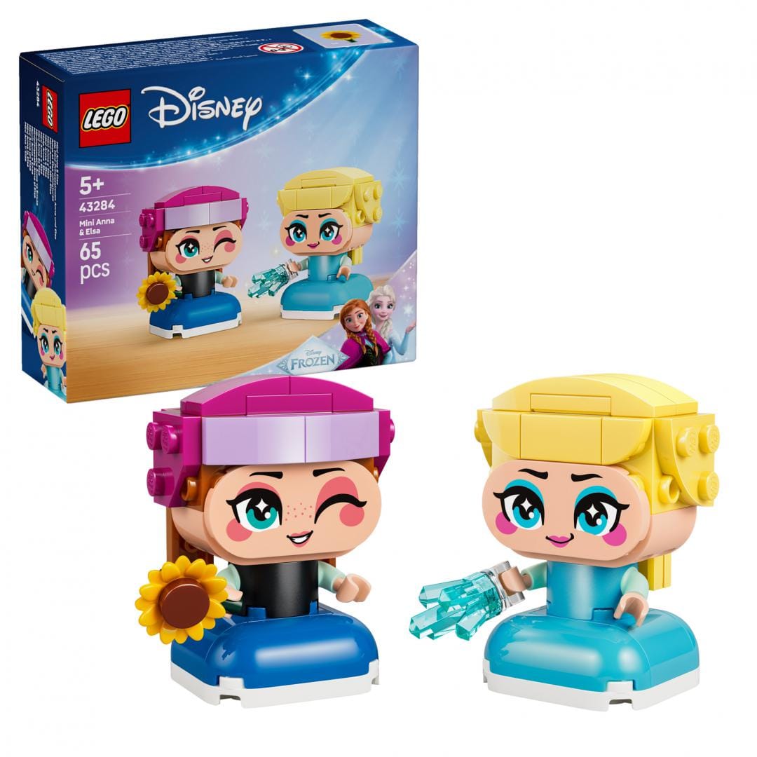 Lego Jucării Set Constructie LEGO Disney 43284 | Miniprintesele Anna si Elsa, Frozen, Cadou