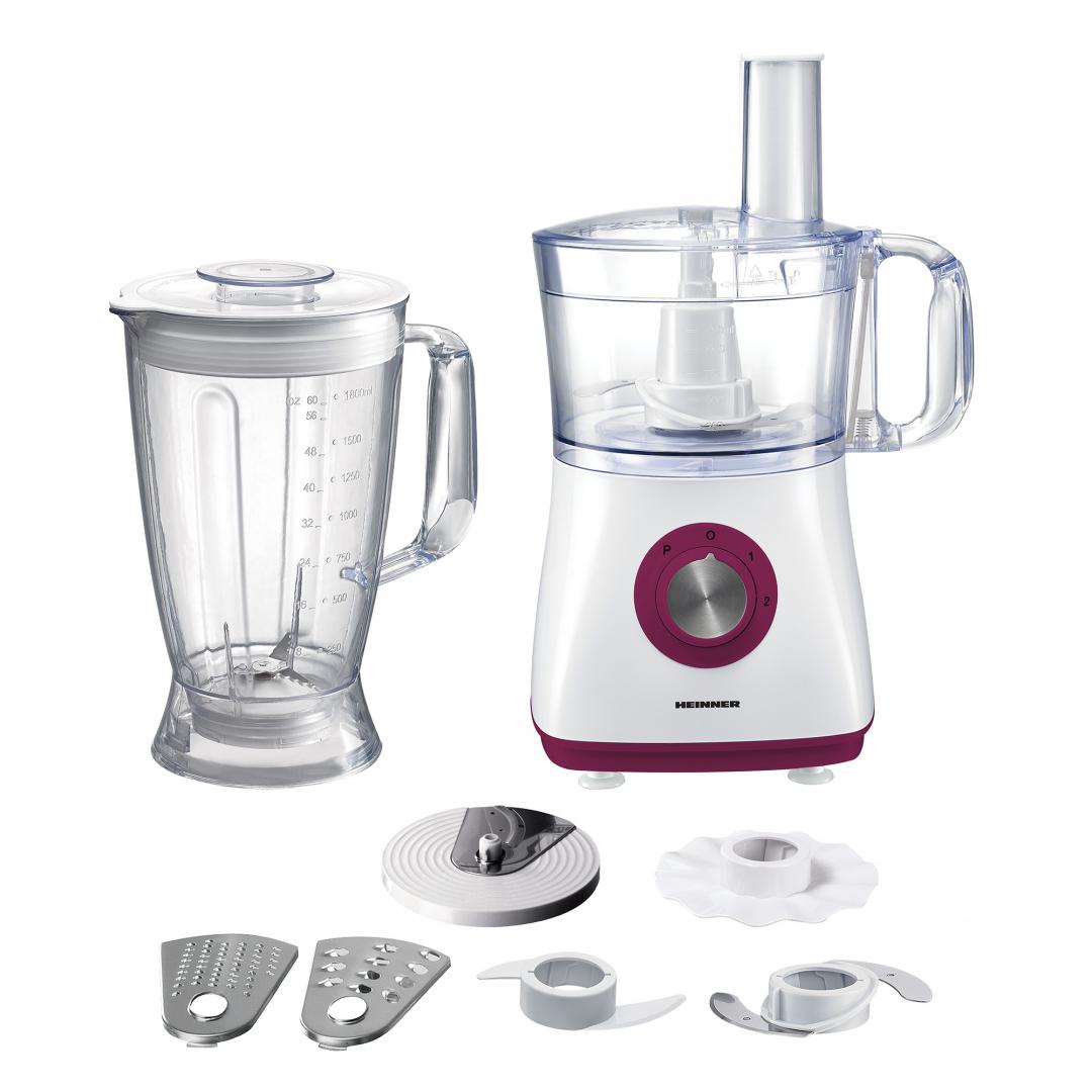 Heinner Robot de bucatarie Robot de Bucatarie Heinner HFP-750BG | 750W, 3.5L, 6 Viteze, Blender