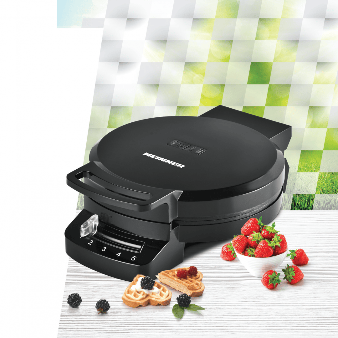 Heinner Aparat de facut gofre Aparat De Facut Gofre Heinner HWF-F1200BK | 1200W, Placi Antiaderente, Negru
