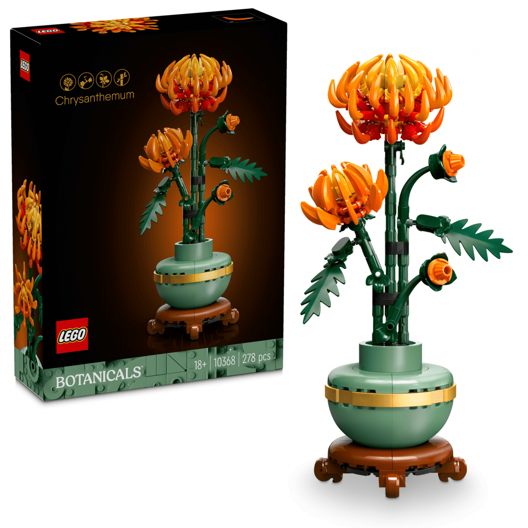 Lego Jucării Set Constructie LEGO Icons 10368 | Crizantema, Flori, Decorativ, Cadou