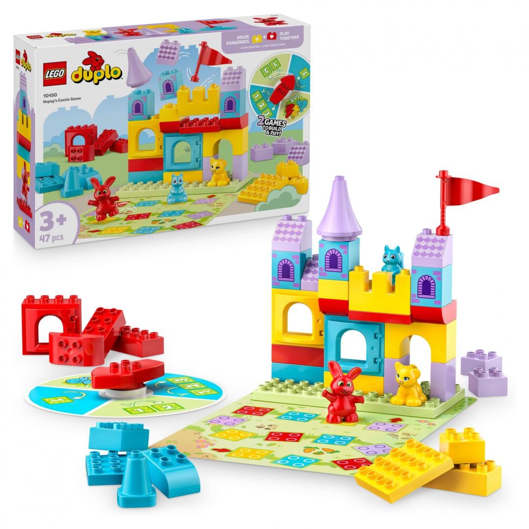 Lego Jucării Set Constructie LEGO Duplo 10450 | Castelul Saltaretei, Cadou, 2+