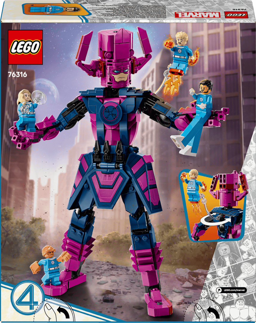 Lego Jucării Set Constructie LEGO Marvel Super Heroes 76316 | Cei Patru Fantastici, Cadou