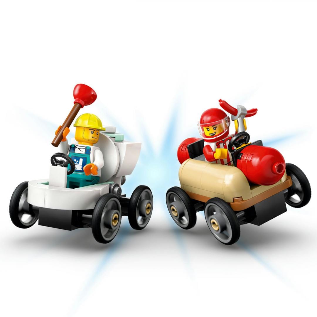 Lego Jucării Set Constructie LEGO City 60460 | Rampa pentru Curse, Fara Limite, Masini
