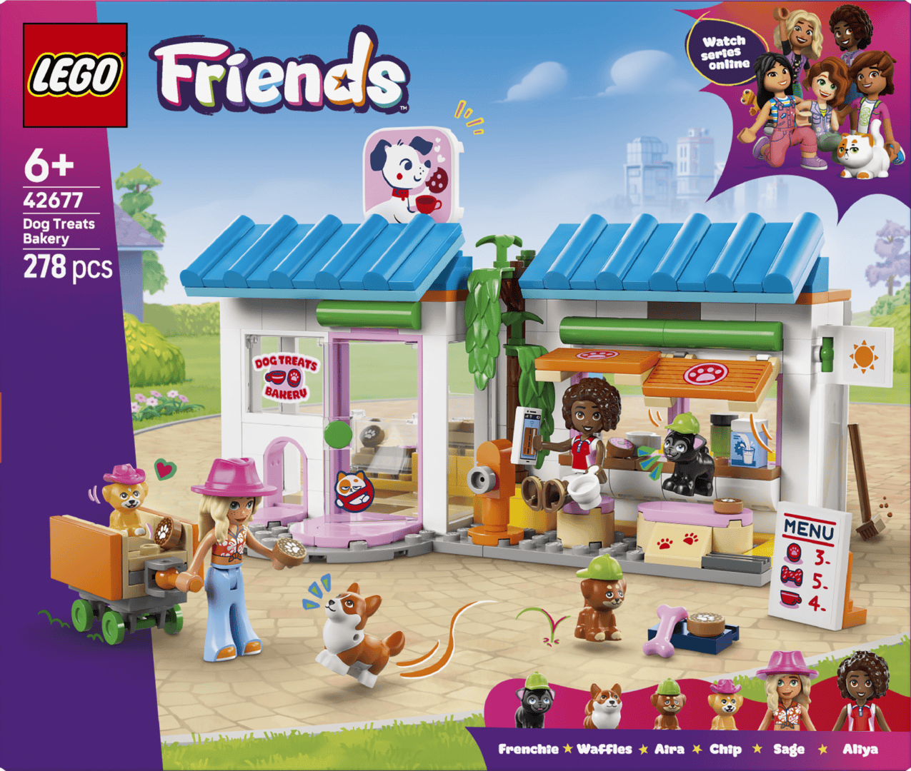 Lego Jucării Set Constructie LEGO 42677 | Brutarie cu Bunatati pentru Caini, Cadou