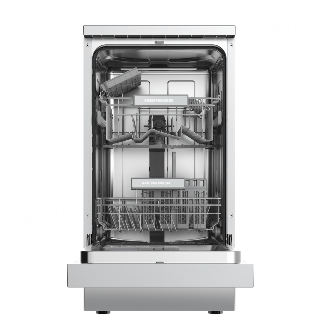 Heinner Masina de spalat vase Masina de spalat vase Heinner HDW-FSM45609DXE++ | 9 seturi, Clasa E, 6 programe, Display digital