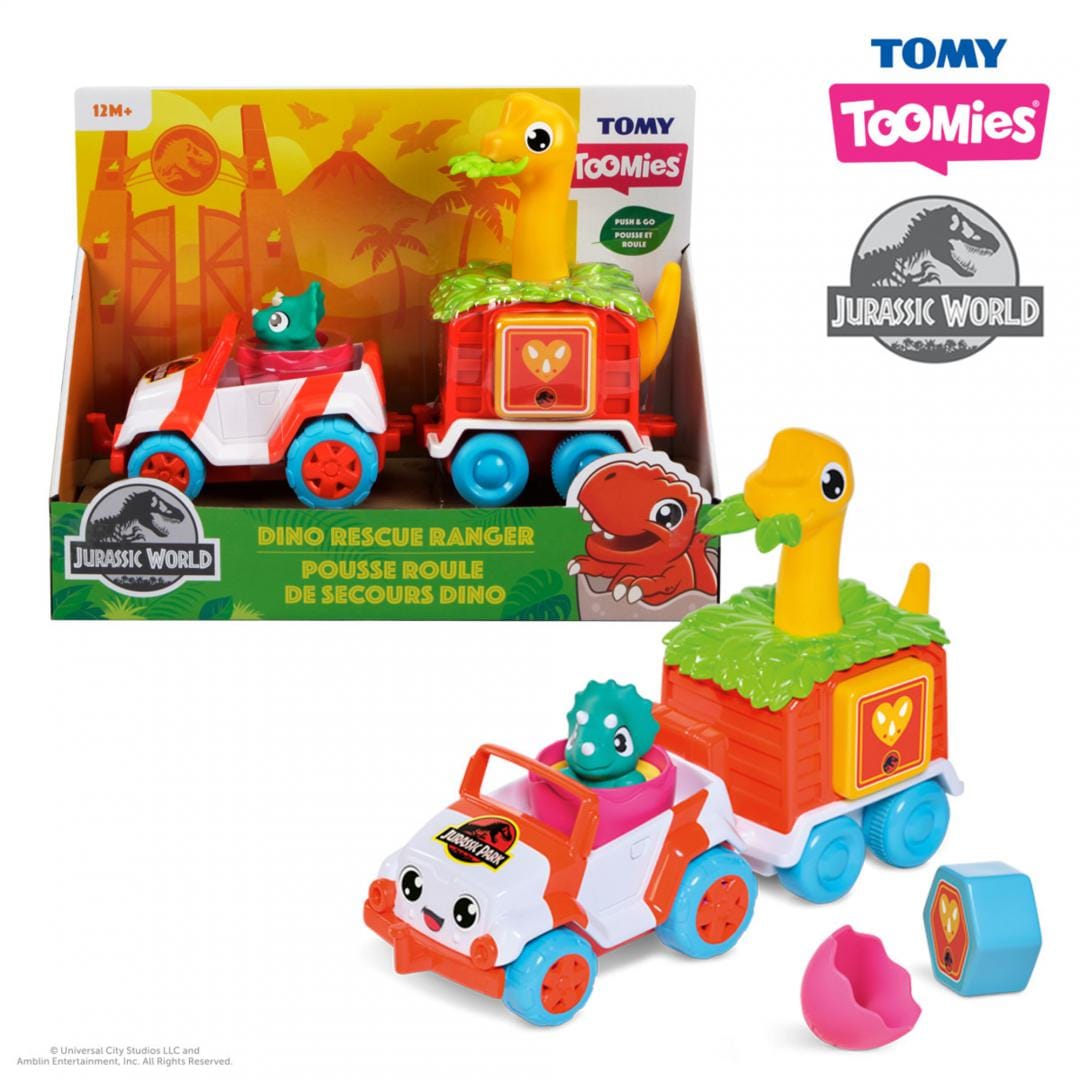 Tomy Jucării Jucarie Tomy T73253 | Vehicul Salvare, Remorca, Jurassic World, Dino