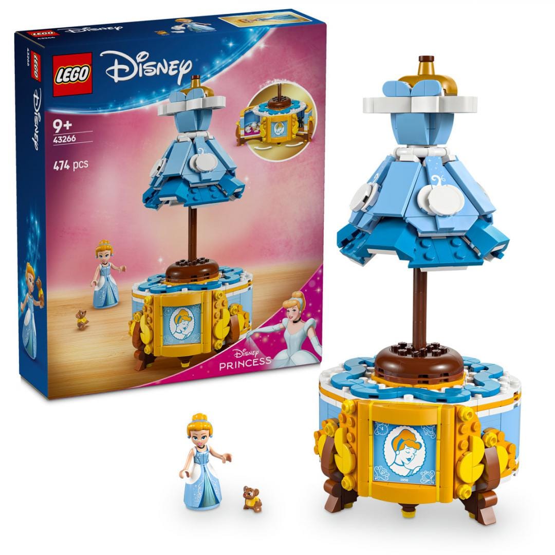 Lego Jucării Set Constructie LEGO Disney Princess 43266 | Rochia Cenusaresei, Printese, Cadou