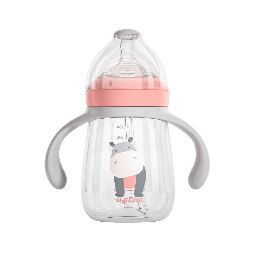 U-Grow Alimentație bebe Cana Bebe U-Grow UG-3IN1-PK | 260ml, Tritan, 3 Accesorii, Dark Pink