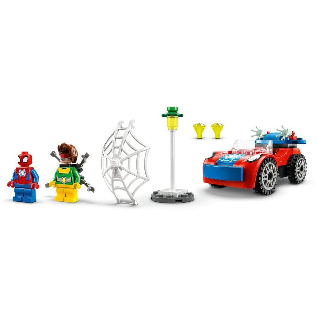 Lego Jucării Set Constructie LEGO 10789 | Masina Omului Paianjen si Doc Ock, Spider-Man