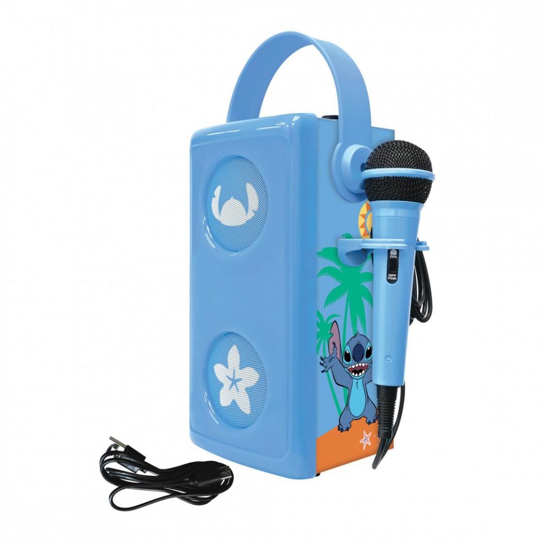 Lexibook Jucării Boxa Portabila Lexibook BTP185DZ | Stitch, Bluetooth, Lumini LED, Microfon