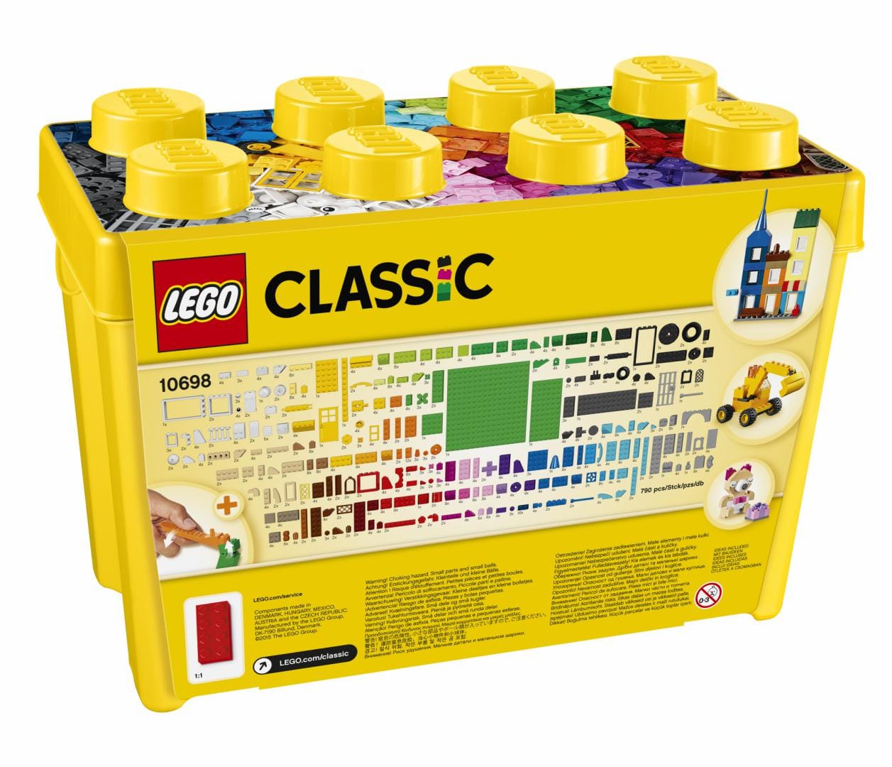 Lego Jucării Set Constructie LEGO Classic 10698 | 790 Piese, Cutie Mare, Creativ, Multicolor