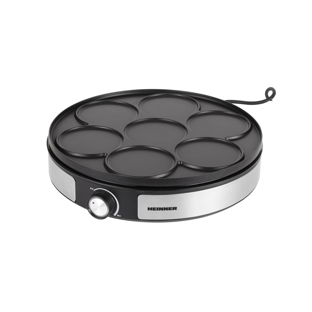 Heinner Aparat pentru clatite Aparat pentru Clatite Heinner HCPM-F15RVSS | 2 in 1, 1500W, Placi Reversibile