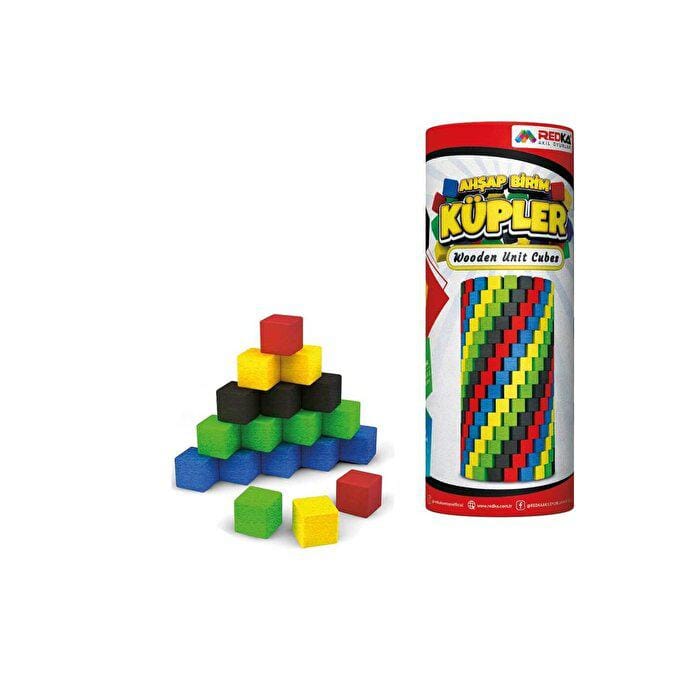 Redka Jucării Jucarie Redka REDKA5459 | Cuburi din Lemn, Colorate, Educative