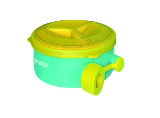 U-Grow Alimentație bebe Recipient Lapte Praf U-Grow A-1501BL | 3 Compartimente, 250ml