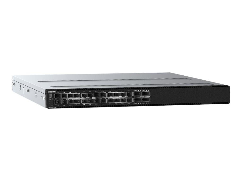 DELL Switch Dell EMC S5224F-ON SWITCH 24X 25GBE SFP28 4X 100GBE QSFP28 PORTS IO TO PSU AIR 2X PSU OS10, 1Yr