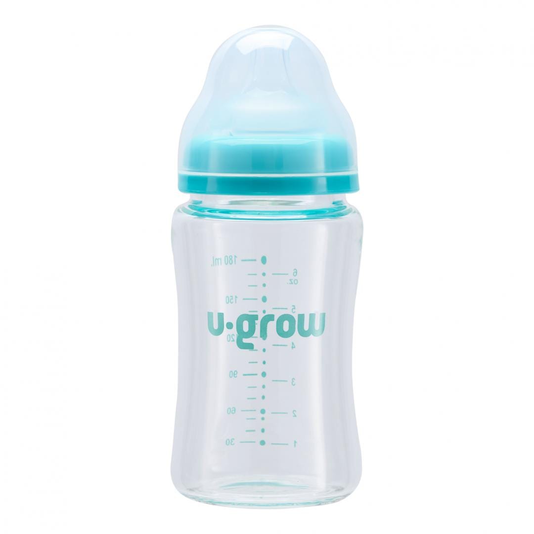 U-Grow Alimentație bebe Biberon Sticla U-Grow UG0-05BS180 | 180ml, 2 Tetine
