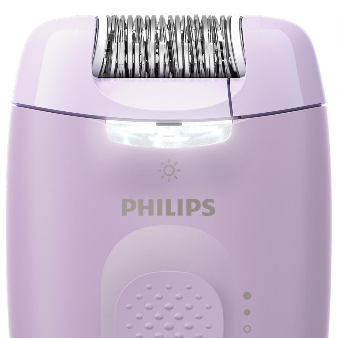 Philips Epilator Epilator Philips BRE257/00 | 2 Viteze, Cap Lavabil, 4 Accesorii, Lila