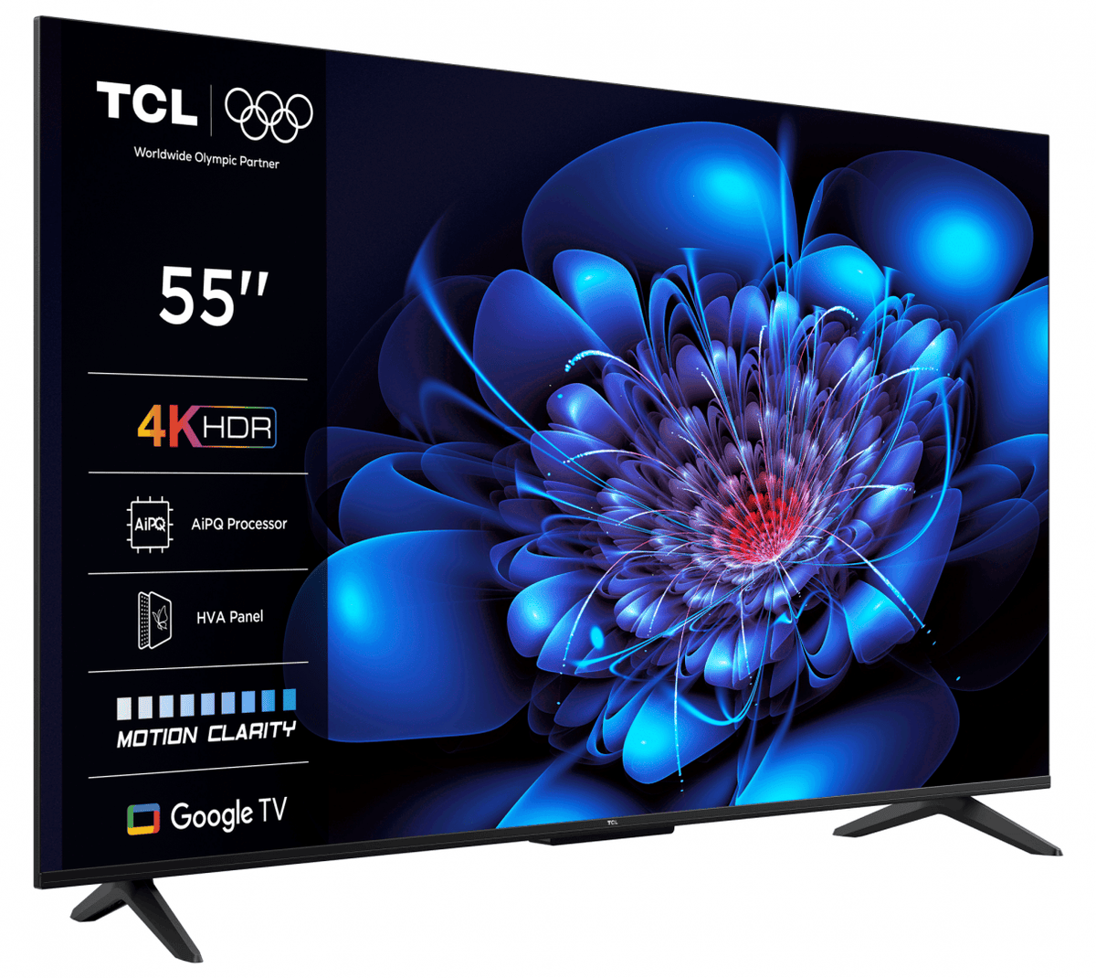 TCL Televizor LED Televizor TCL LED 55P61K | 139 cm, Smart Google TV, 4K Ultra HD