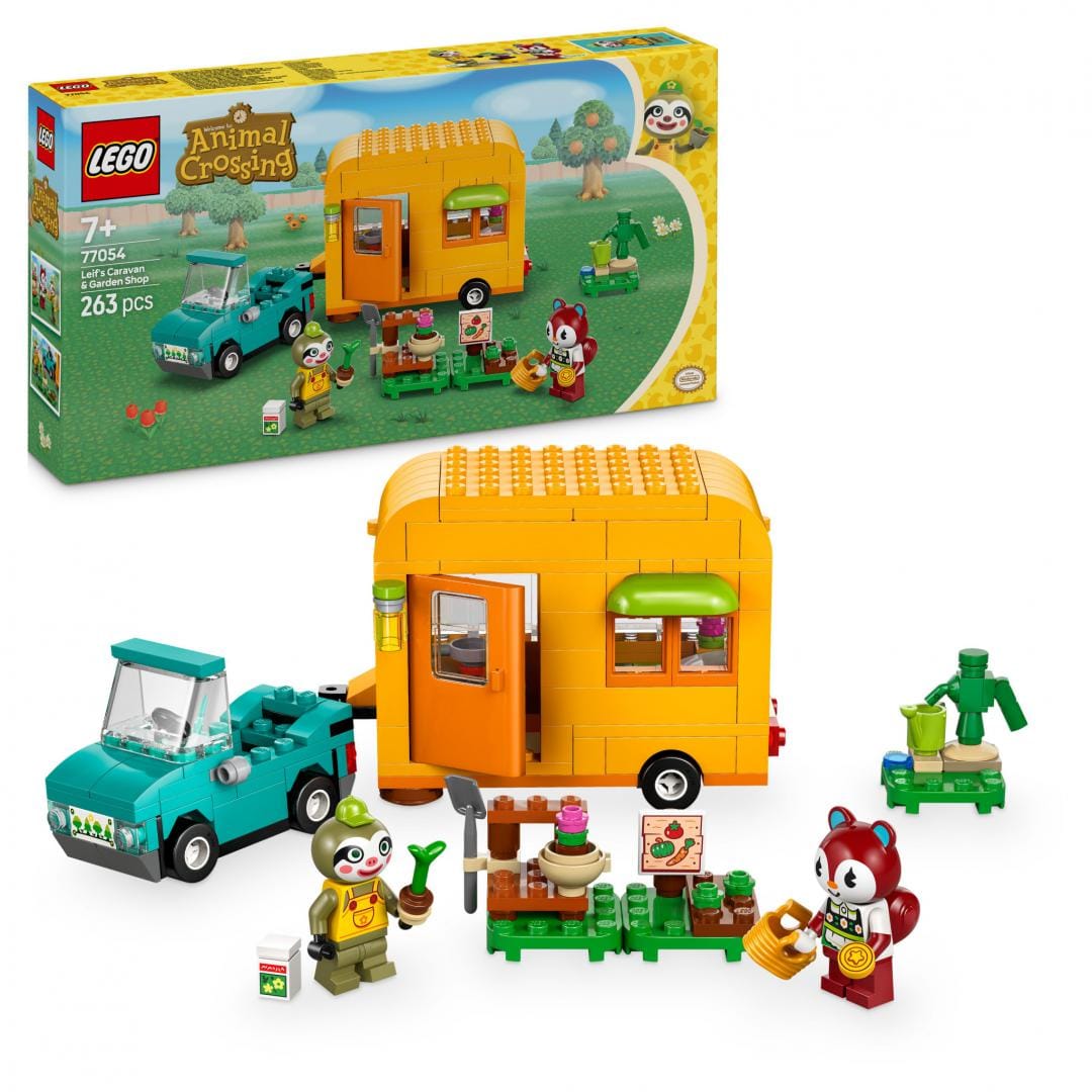 Lego Jucării Set Constructie LEGO 77054 | Caravana si Magazin Gradinarit, Leif, Cadou