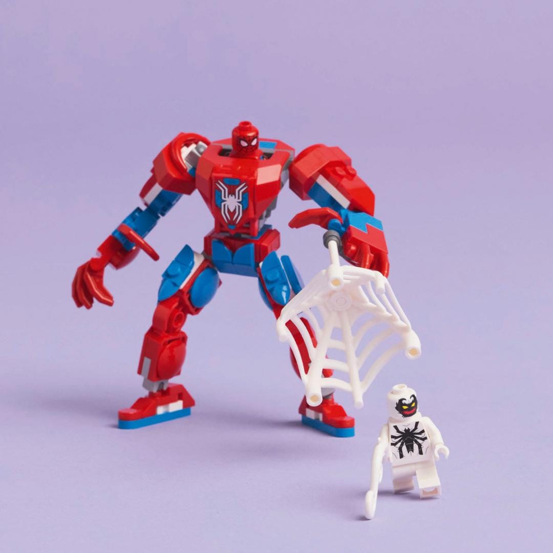 Lego Jucării Set Constructie LEGO Spider-Man 76308 | Om Paianjen Vs. Anti-Venom, Supereroi