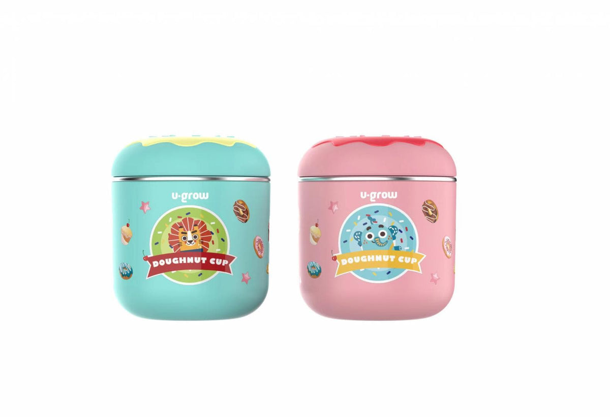 U-Grow Alimentație bebe Cana Termos U-Grow A-1211PK | 300ml, Capac, Roz