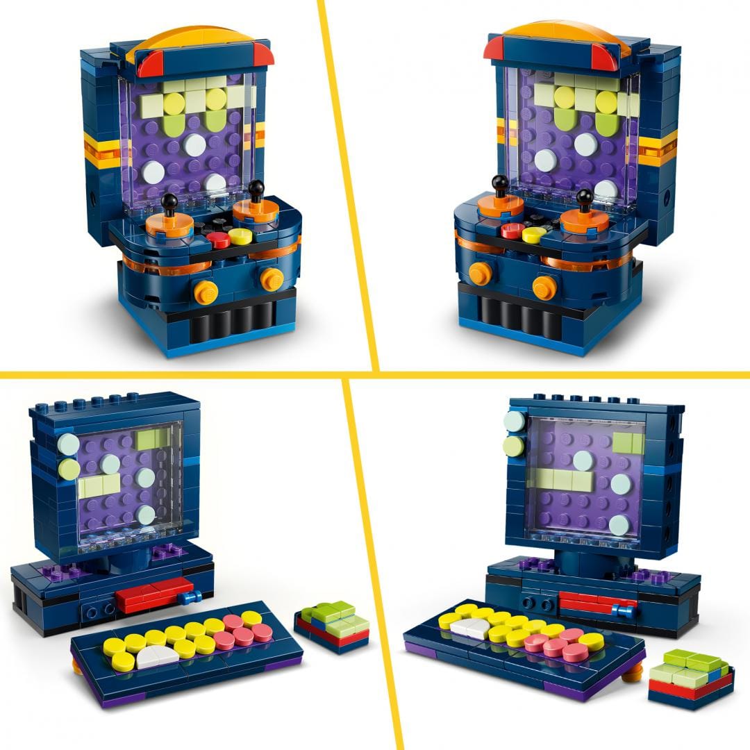 Lego Jucării Set Constructie LEGO Creator 31380 | Consola Jocuri Video Retro, 3-in-1, Cadou