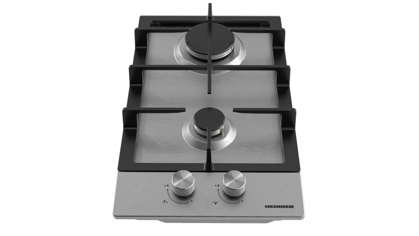 Heinner Plita incorporabila Plita Incorporabila Heinner HBH-M302FIX | 3 Arzatoare, Gaz, Negru, 30x52cm