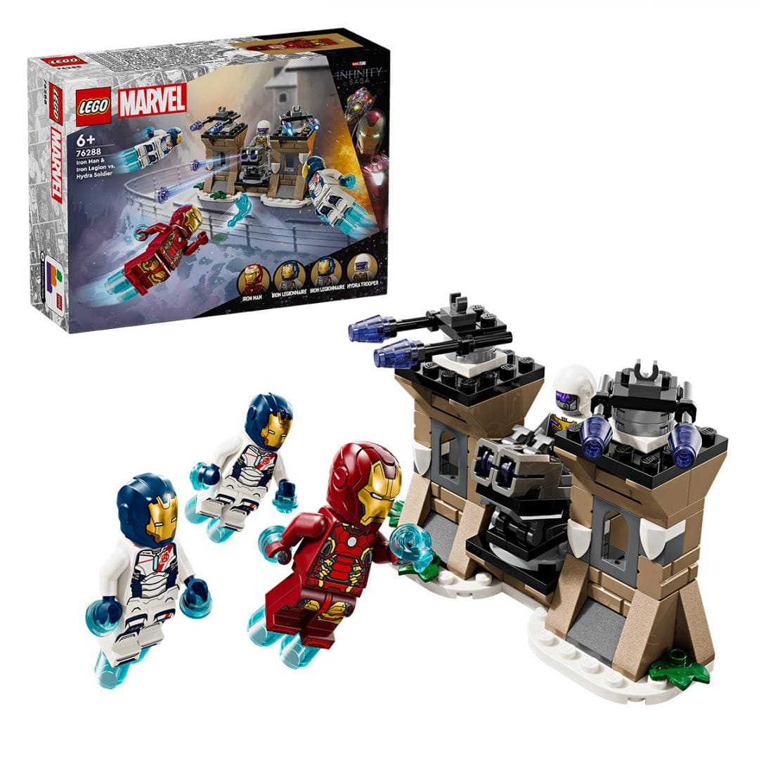 Lego Jucării Set Constructie LEGO Marvel 76288 | Iron Man vs Soldat Hydra, Cadou