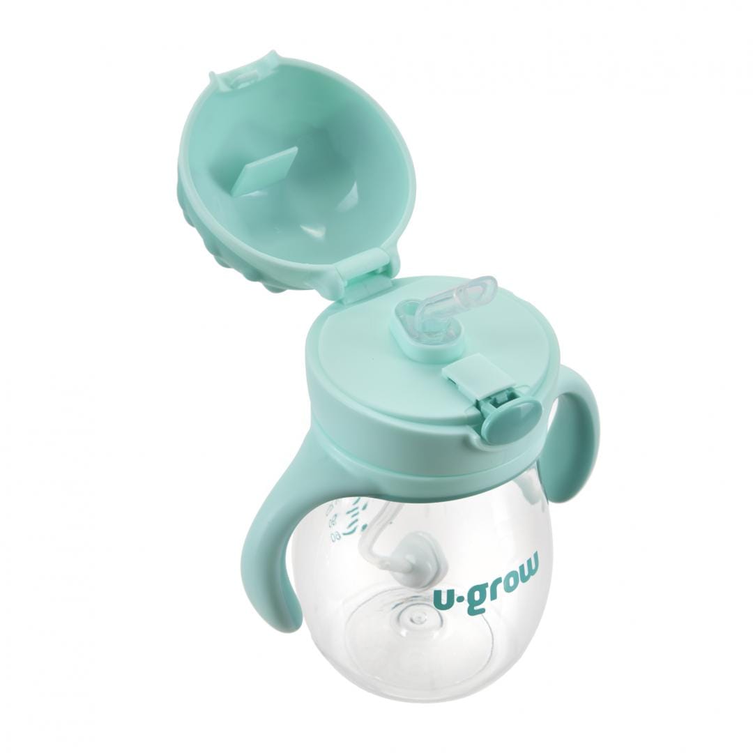 U-Grow Alimentație bebe Cana U-Grow UG03-SIP330 | Tritan, 330ml, Pai, Manere
