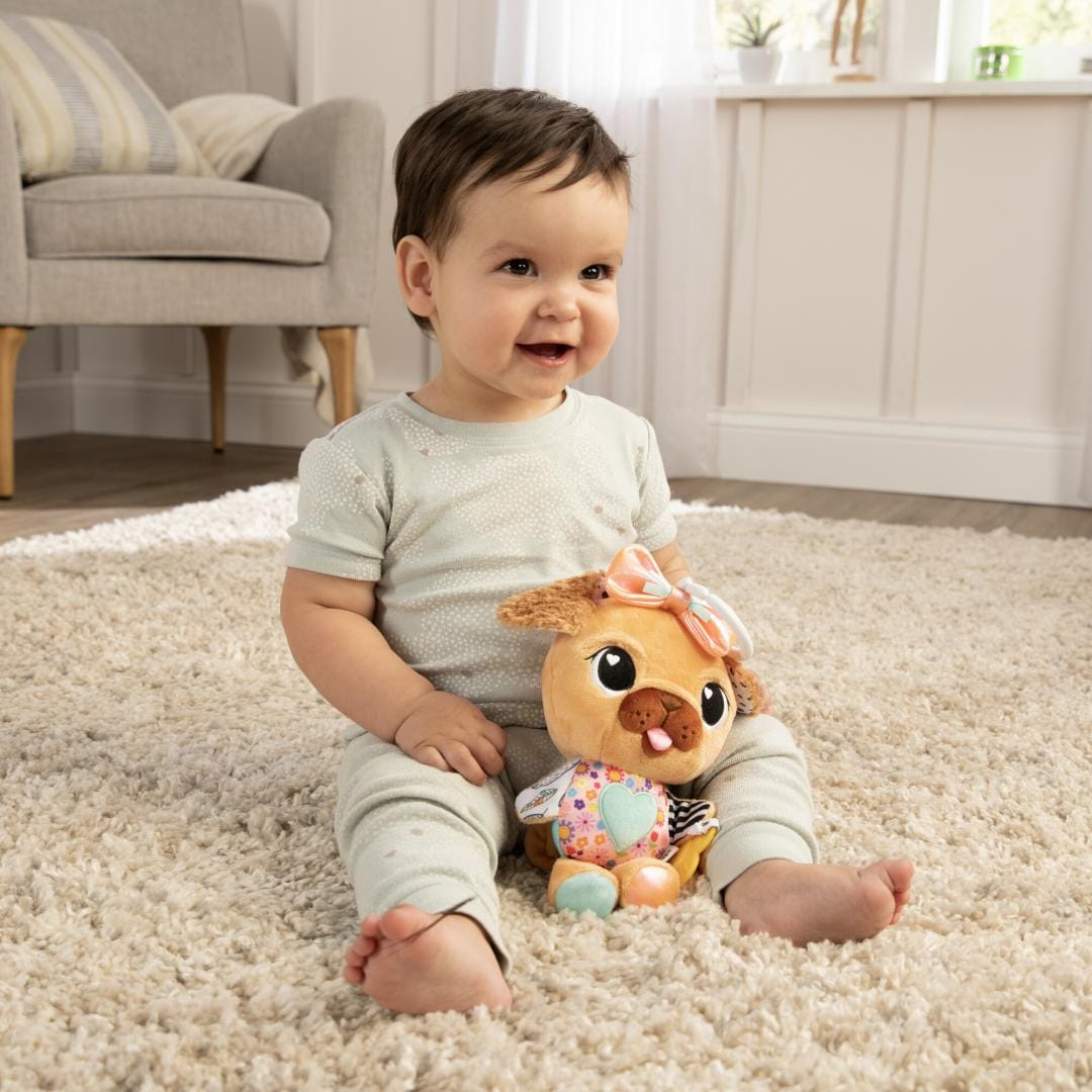 Tomy Jucării Jucarie pentru Bebelusi Tomy T27496 | Pugul Lovey, Lamaze, Interactiva