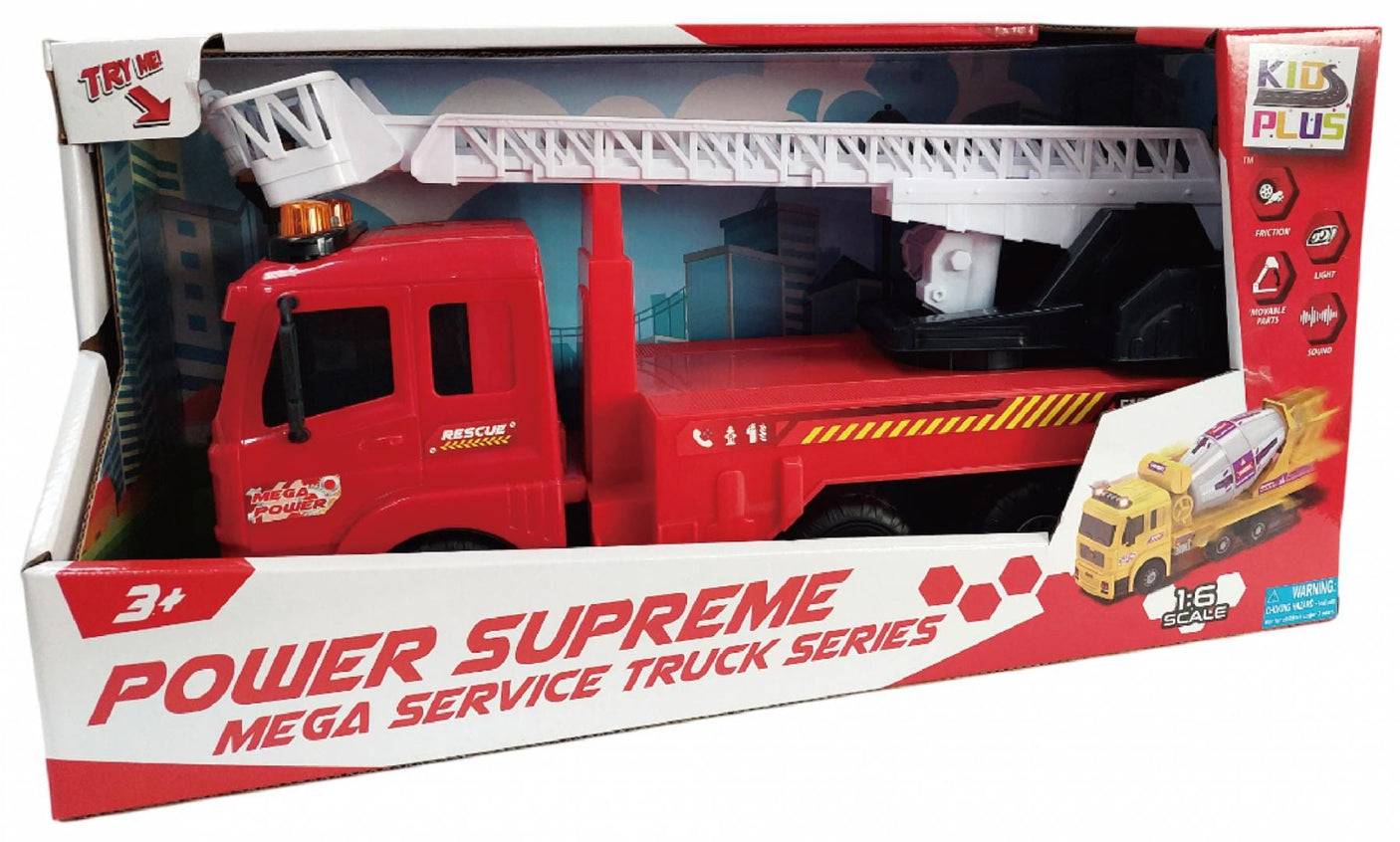Cevodle Jucării Jucarie Cevodle CEV06501-3002MIX | Vehicule cu Lumini si Sunete, Scara 1/6, Basculanta si Pompieri