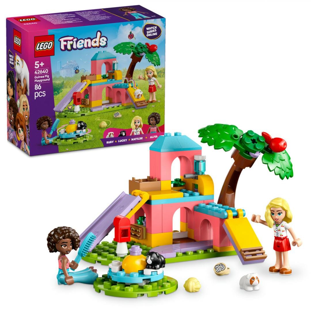 Lego Jucării Set Constructie LEGO 42640 | Teren Joaca Porcusori Guineea, Cadou