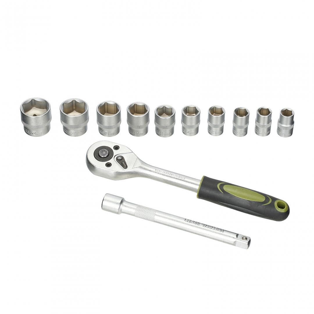 Heinner Set scule Set Scule Heinner CTSM018 | 12 Piese, 3/8", CR-V