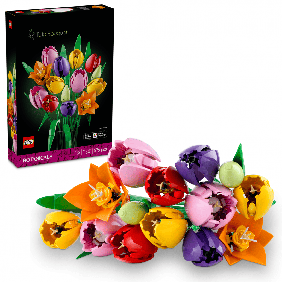 Lego Jucării Set Constructie LEGO 11501 | Buchet de Lalele, Decorativ, Cadou