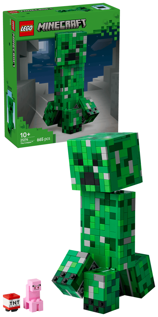 Lego Jucării Set Constructie LEGO Minecraft 21276 | Creeper, 834 Piese, Cadou, 7+