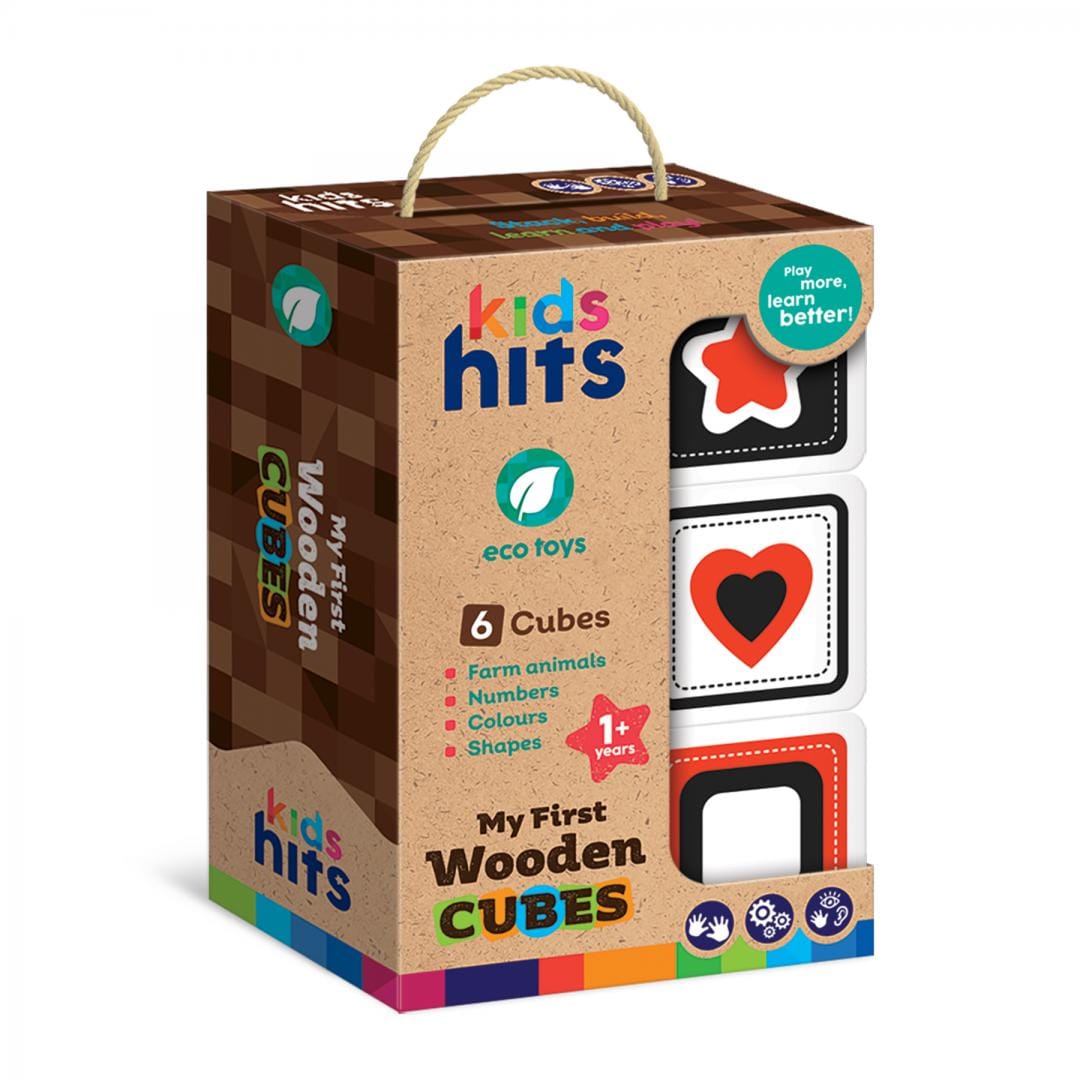 Kids Hits Jucării Jucarie Lemn Kids Hits KH20/007 | Primele Mele Cuburi, Educativa