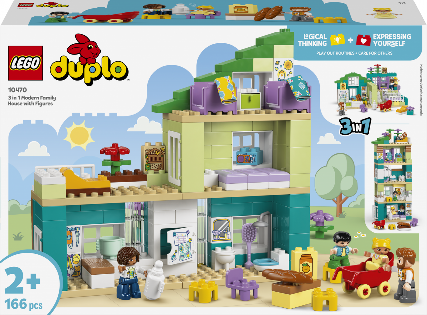 Casa Moderna de Familie 3IN1, cu Figurine LEGO10470
